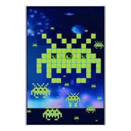 Póster Força de invasão aérea de 1980