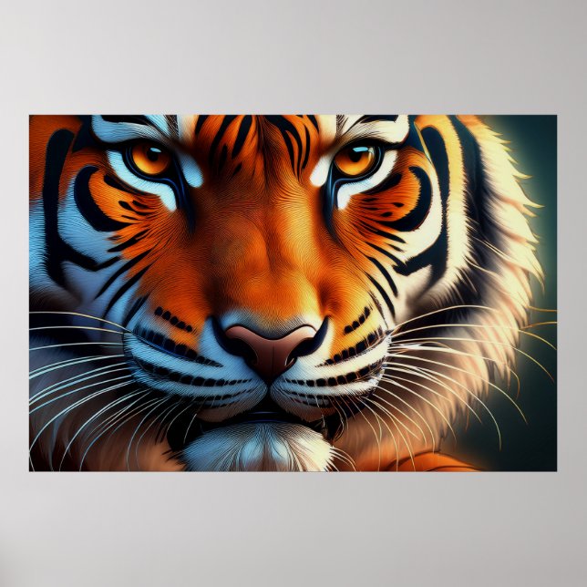 Poster Força de um Tigre (Frente)
