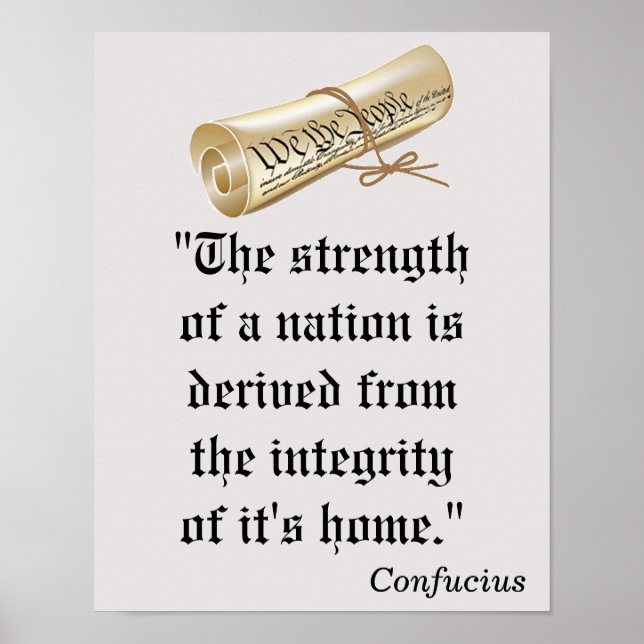 Poster Força de uma nação (Frente)