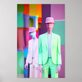 Poster Força de vendas Ken Gage Retrowave