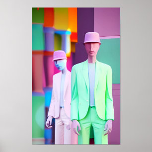 Poster Força de vendas Ken Gage Retrowave