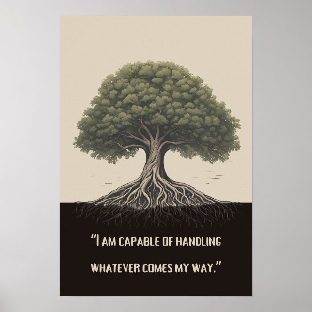 Poster Força entre a adversidade (Frente)