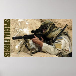 Poster Forças especiais de exército