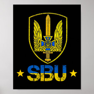 Poster Forças Especiais Sbu Ucrânia Grupo Alpha Spetsnaz 