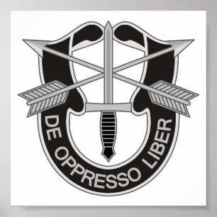 Poster Forças Especiais SF De Oppresso Liber