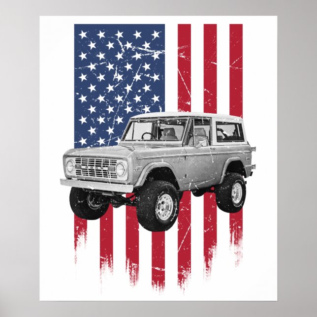 Poster Ford Bronco clássico (Frente)