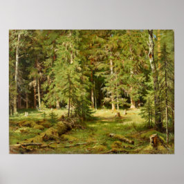 Poster Forest Ivan Shishkin
