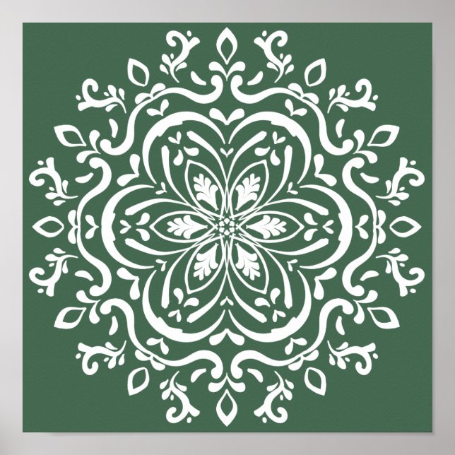 Poster Forest Mandala (Frente)