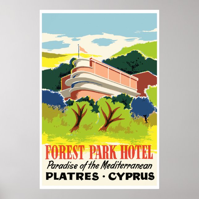 Poster Forest Park Hotel (Platres - Chipre) (Frente)