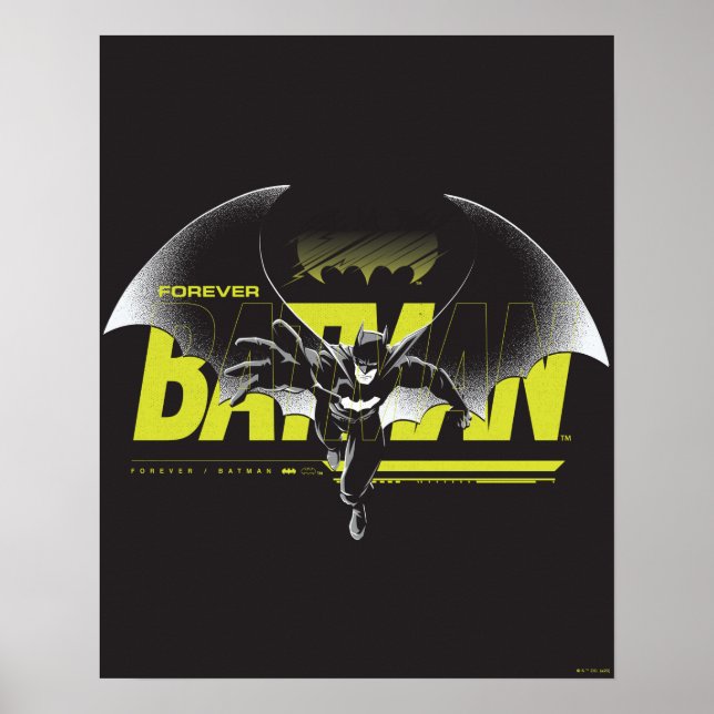 Poster Forever Batman Atingindo Gráfico (Frente)