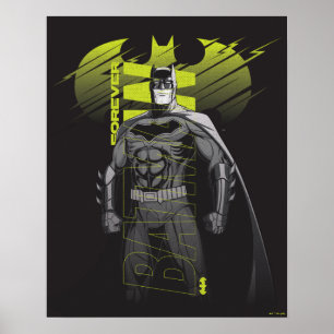 Poster Forever Batman Ligar Caractere Arte