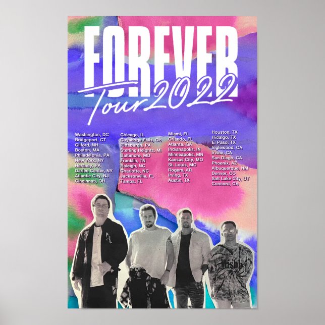 Poster Forever Tour 2022 (Opção 1) (Frente)