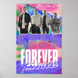 Poster Forever Tour 2022 (Opção 2)