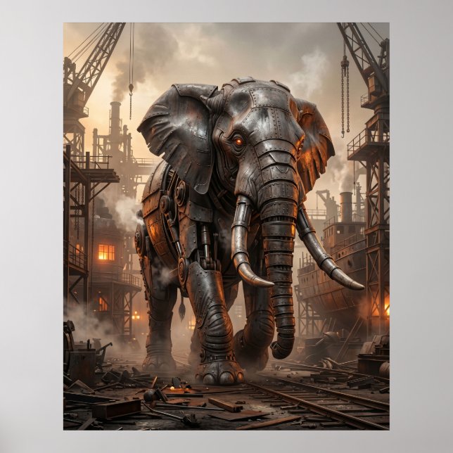 Poster Forja do Elefante de Ferro (Frente)