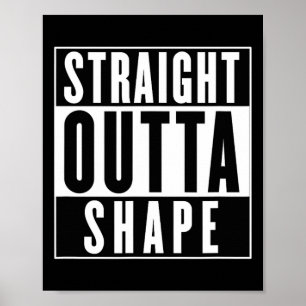Poster Forma de Saída de hetero - Workout Engraçado