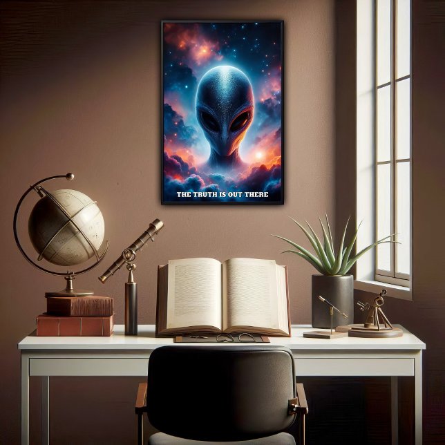Poster Forma de vida extraterrestre personalizável (Criador carregado)
