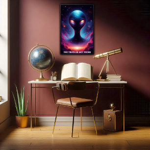 Poster Forma de vida extraterrestre personalizável