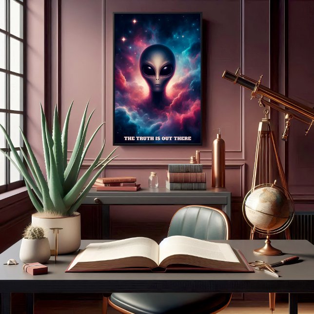 Poster Forma de vida extraterrestre personalizável (Criador carregado)