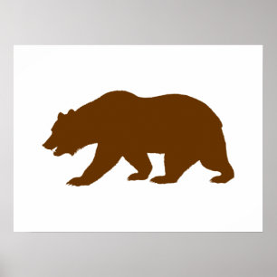 Póster Forma do urso