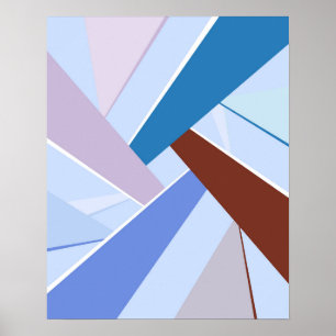 Poster Forma Geométrica Abstrata 3