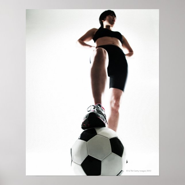Poster formação de jovens mulheres, futebol (Frente)
