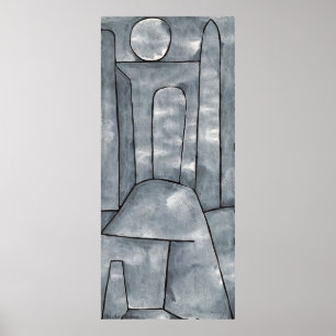Póster Formação de rocha de Paul Klee