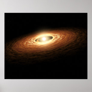 Póster Formação do cristal do silicato