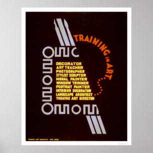 Poster Formação No Artigo 1937.O WPA