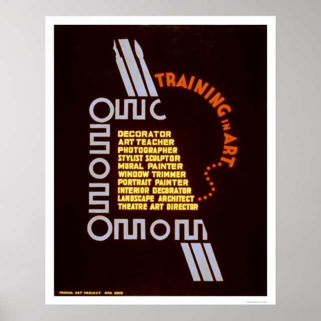 Poster Formação No Artigo 1937.O WPA (Frente)