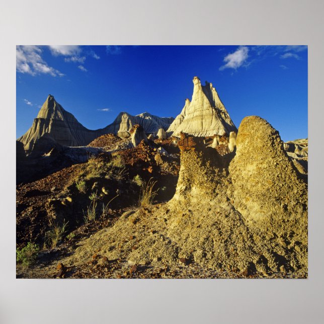 Póster Formações de Badlands no Parque Provincial Dinosau (Frente)