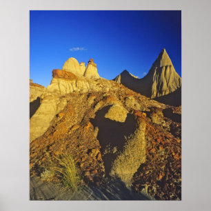 Poster Formações de Badlands no Parque Provincial dos Din