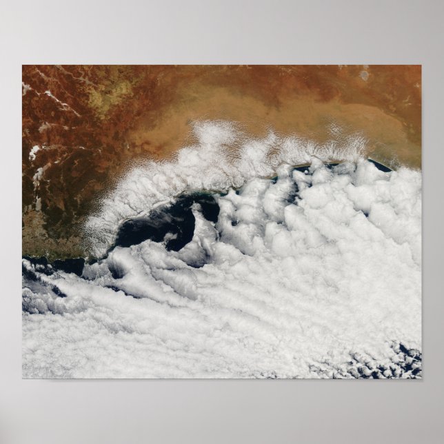 Póster Formações de nuvens invulgares (Frente)