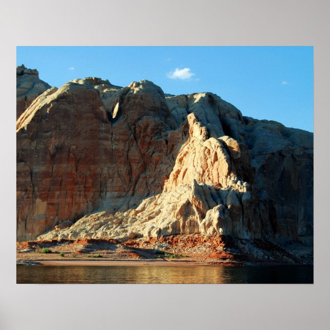 Póster Formações de rock no lago Powell na Arizona (Frente)