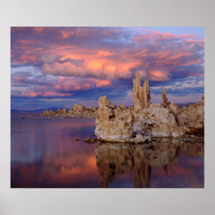 Póster Formações de Tufa no Lago Mono
