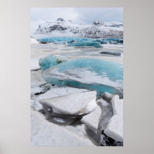Poster Formações Glaciais No Inverno