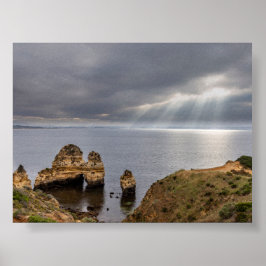 Poster Formações rochosas no Algarve