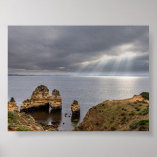 Poster Formações rochosas no Algarve