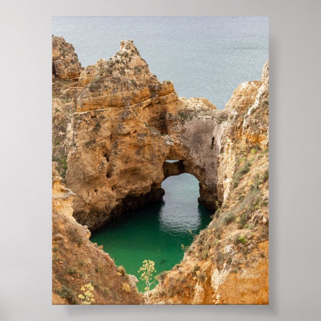 Poster Formações rochosas no Algarve (Frente)