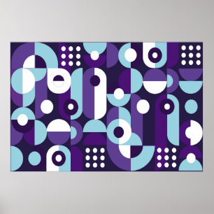 Poster formador geométrico abstrato,arte,trabalho de arte