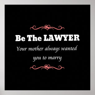 Poster Formando da fêmea do advogado da escola de direit