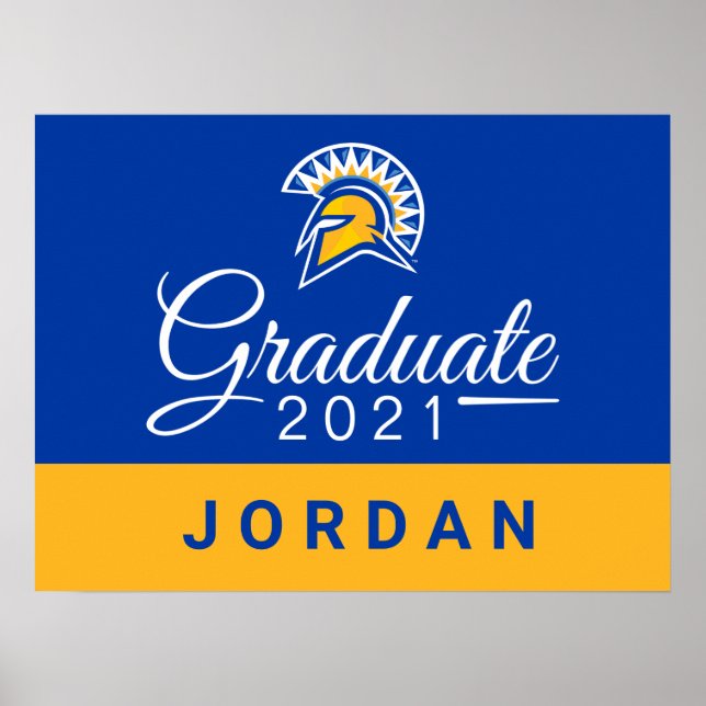 Poster Formando de San Jose State Spartans 2021 (Frente)