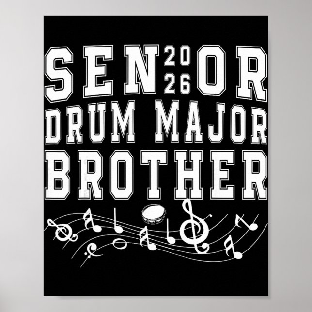 Poster Formando Irmão Major da Bateria 2026 Graduação Gra (Frente)