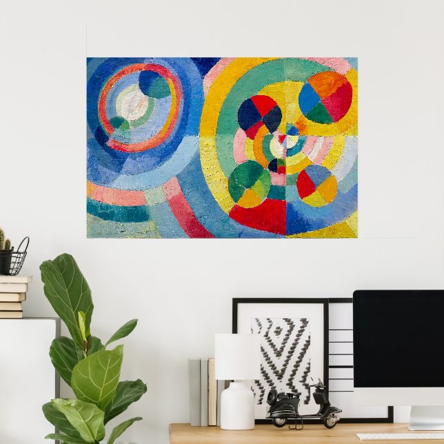 Poster Formas Circulares | Robert Delaunay | (Escritório em casa)