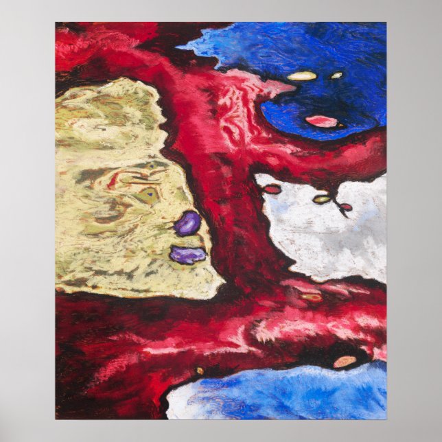 Poster 'Formas de Árvore e Água' de Arthur Dove (Frente)