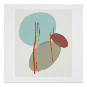 Póster Formas de Boho