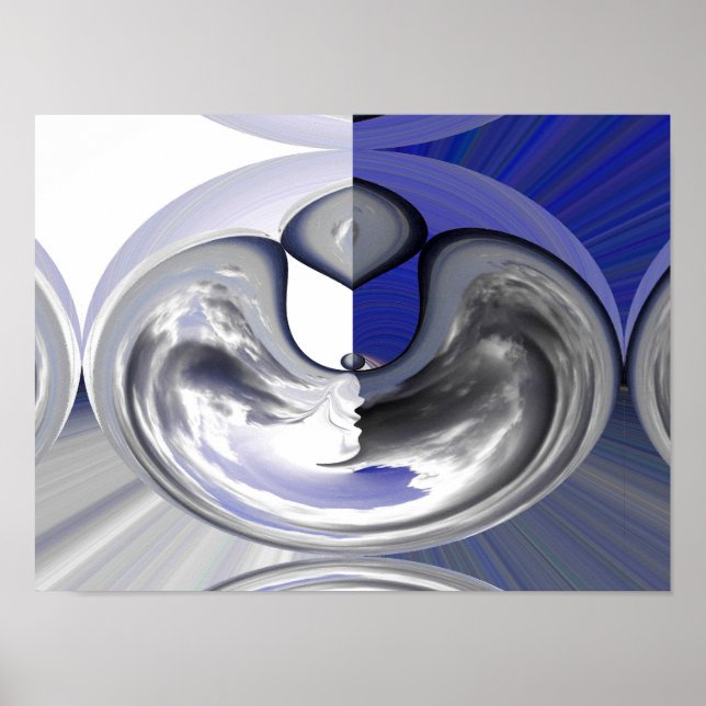 Poster Formas de Nuvem (Frente)