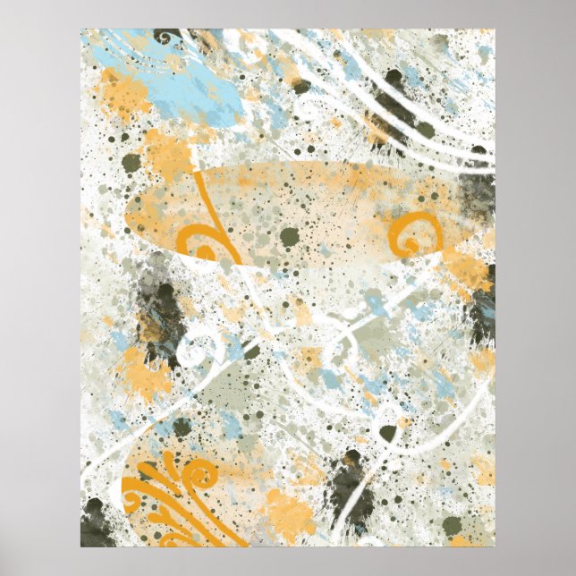 Poster Formas e Cor Modernas (Frente)