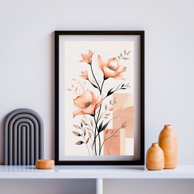Poster Formas Florais Sussurradas (Criador carregado)