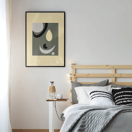 Poster Formas Geométricas abstrato Modernas