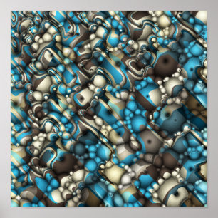 Poster Formas Macro Abstratas